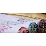MyTindy Set of 3 guest towels with hand stitched Moroccan embroidery, view 2