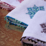 MyTindy Set of 3 hand embroidered guest towels, view 2
