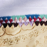 MyTindy Set of 3 hand embroidered guest towels, view 3