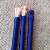 MyTindy Set of 3 Woven Blue Pens, view 3