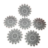 MyTindy Set of 6 Zellige Coaster, view 4