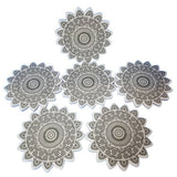MyTindy Set of 6 Zellige Coaster, view 4