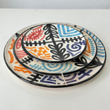 MyTindy Black Amazigh plate set, view 2