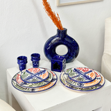 MyTindy Blue Amazigh plate set, view 3