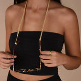 MyTindy Sfifa Glasses Strap in Gold, view 2