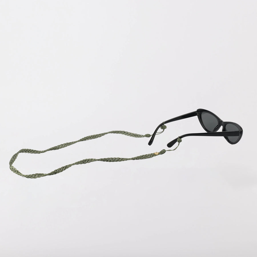 MyTindy Sfifa Glasses Strap in Green Khaki
