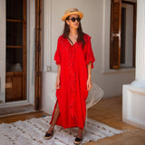 MyTindy SICILY LINEN KAFTAN, view 2