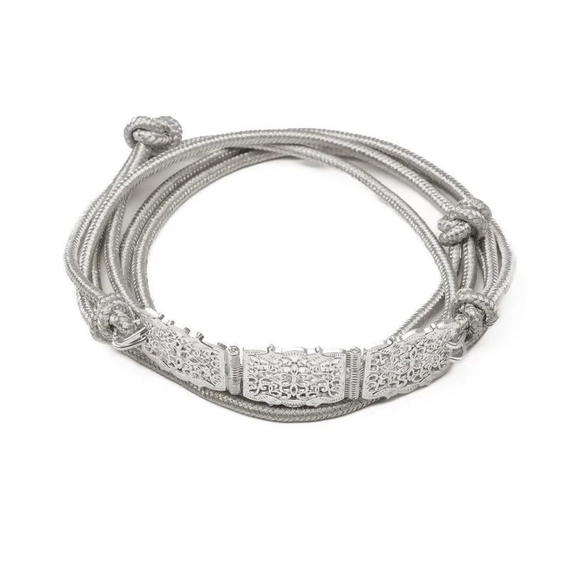 MyTindy Silver Moroccan Mdamma Belt