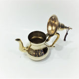 MyTindy Simple Moroccan Teapot Gold, view 3