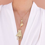 MyTindy Sister necklace THE 2 PROTECTIVE HANDS, view 3