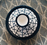 MyTindy Small Black and White Tajine With Mosaic Patterns III, view 2