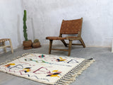 MyTindy Small Moroccan Rugs - Berber Handwoven Rugs for Home Décor (150 x 100 cm), view 3
