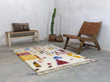 MyTindy Small Moroccan Rugs - Berber Handwoven Rugs for Home Décor (160 x 116 cm), view 2