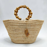 MyTindy Small Raffia Basket, view 2