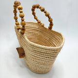MyTindy Small Raffia Basket, view 5