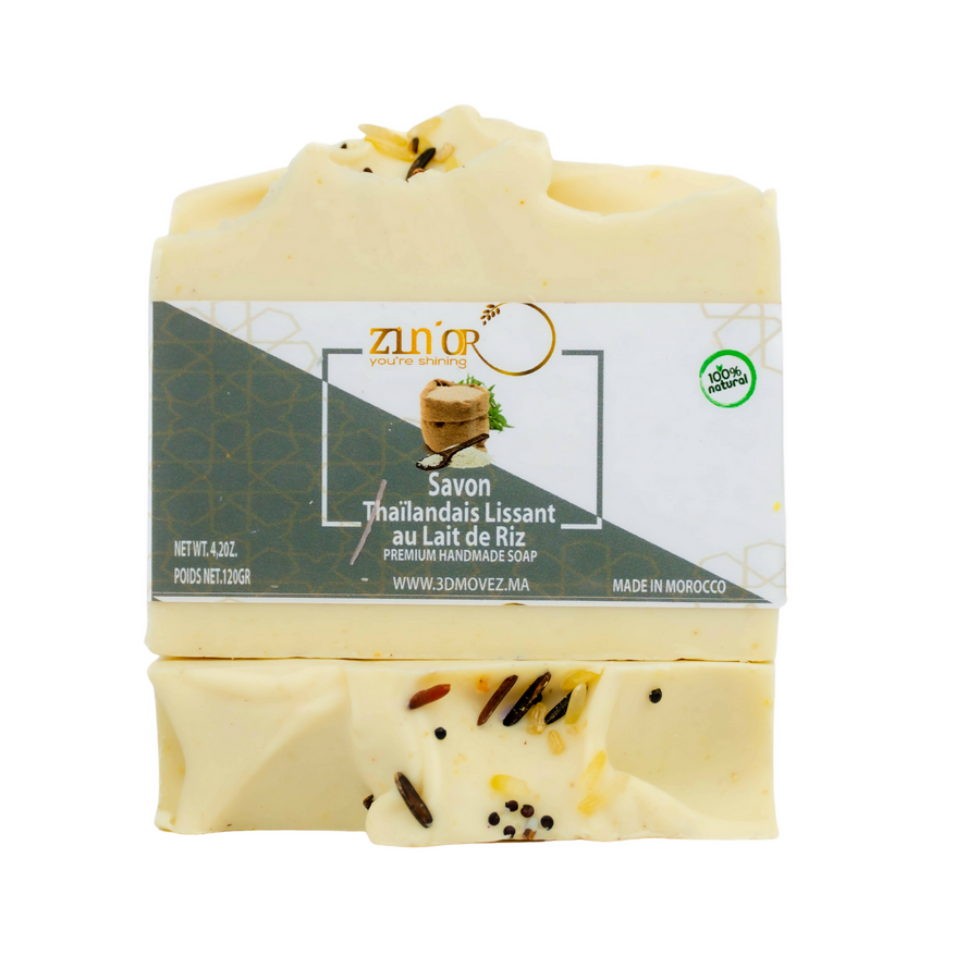 MyTindy Smoothing Thai soap with rice milk 120g