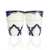 MyTindy SOBA - Blue and Gold Pattern Coffee Cups, view 2