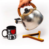 MyTindy Wooden Magnetic Trivet - Boomerang, view 3