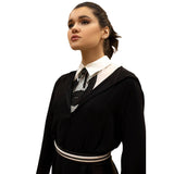 MyTindy Spero Black Modern Djellaba, view 3