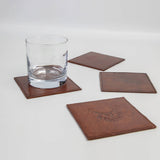 MyTindy Square Leather Coasters, view 2
