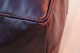 MyTindy Square Leather Moroccan Ottoman, view 2