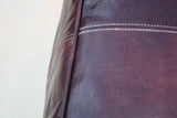 MyTindy Square Leather Moroccan Ottoman, view 3