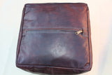 MyTindy Square Leather Moroccan Ottoman, view 4
