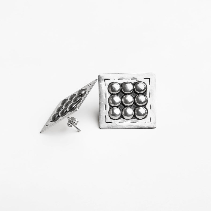 MyTindy Square Studs EARRINGS