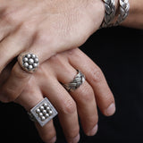 MyTindy Square studs RING, view 2