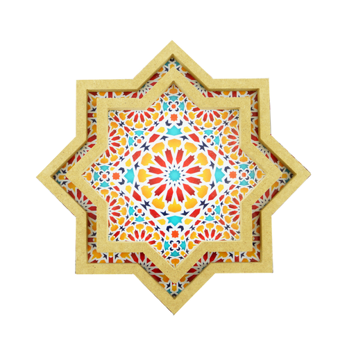 MyTindy Star Shaped Duo Serving Tray