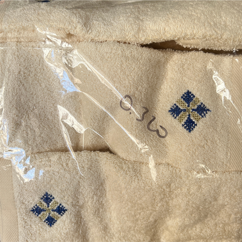 MyTindy STIT - Set of 6 Cross Stitch Moroccan Towels