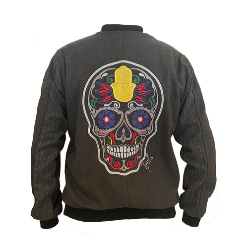 MyTindy Stripped Bomber Jacket