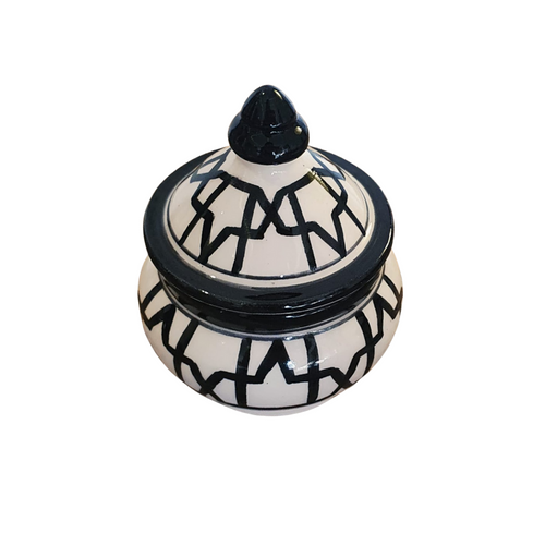 MyTindy Sugar Jar With Mosaic Patterns