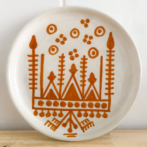 MyTindy TAJ plate - Terracotta