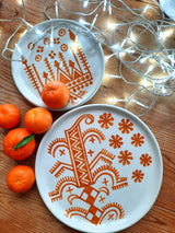 MyTindy TAJ plate - Terracotta, view 2