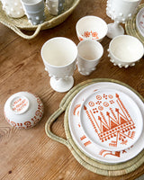MyTindy TAJ plate - Terracotta, view 3