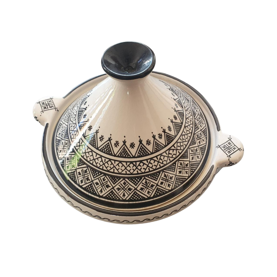 MyTindy Black and white Tajine Guerza Dialna