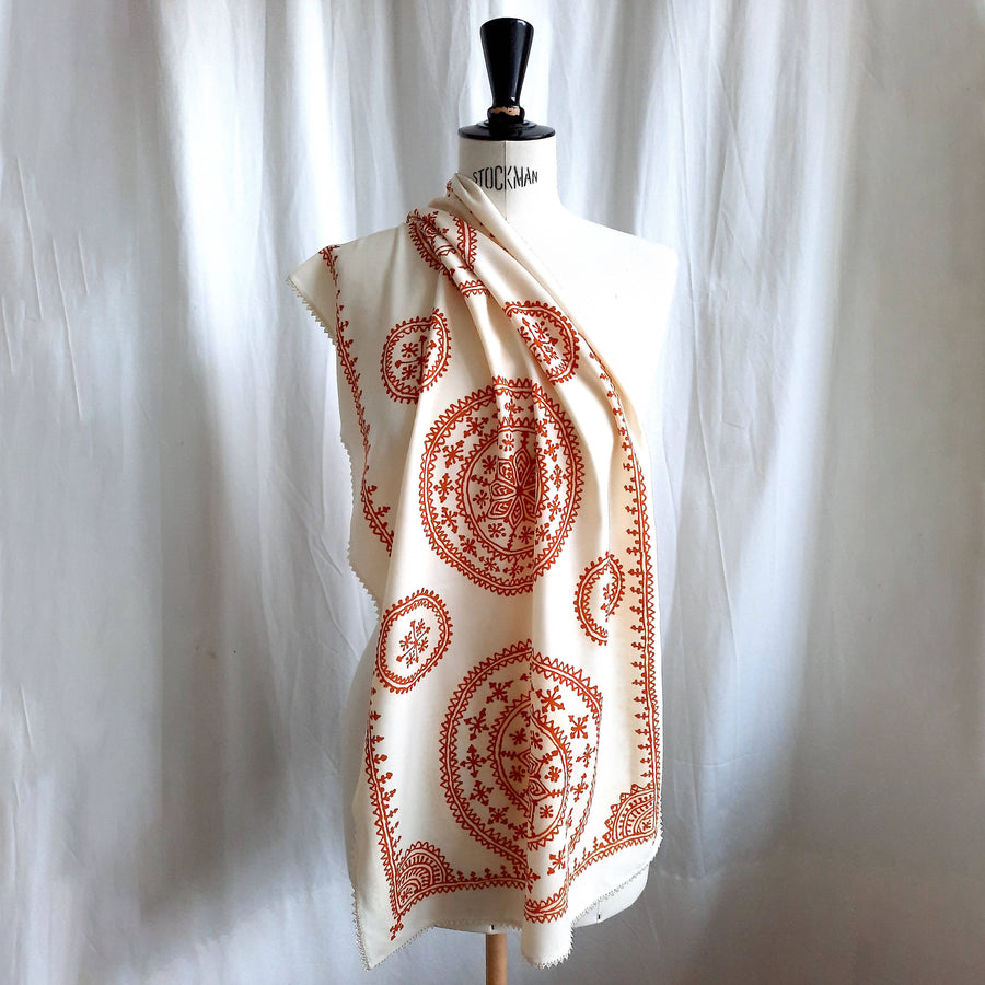MyTindy TALISMAN N°3 Scarf - Natural Henna Color