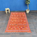 MyTindy Tapis Marocain Ethnique Orange <br> 130x240 cm, view 3