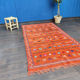MyTindy Tapis Marocain Ethnique Orange <br> 130x240 cm, view 4
