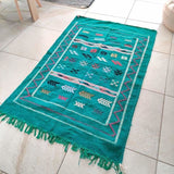 MyTindy Tapis Berbère Vert Bohème <br> 95x150 cm, view 2