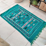 MyTindy Tapis Berbère Vert Bohème <br> 95x150 cm, view 3