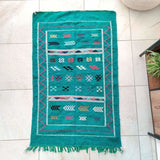 MyTindy Tapis Berbère Vert Bohème <br> 95x150 cm, view 6