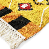MyTindy Tapis Berbere jaune folklorique 80x180 cm, view 2