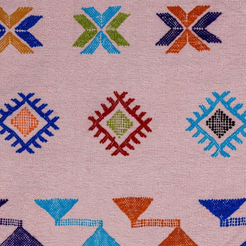 MyTindy Tapis Berbère Rose ethnique <br> 147x230 cm