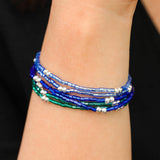 MyTindy Tartan Chic Bracelet in Blue & Green Tones, view 2