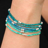MyTindy Tartan Chic Bracelet in Blue & Green Tones, view 3