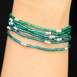 MyTindy Tartan Chic Bracelet in Blue & Green Tones, view 4