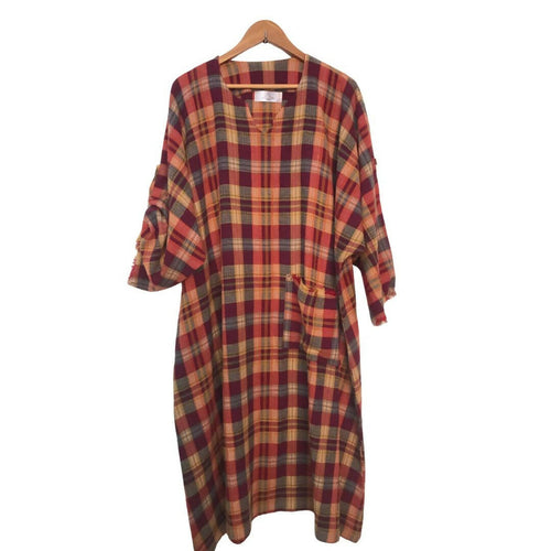 MyTindy Tartan Moroccan Dress