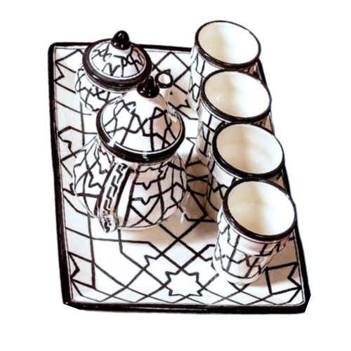 MyTindy Tea Set With Mosaic Patterns